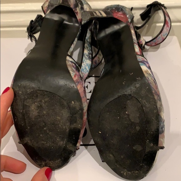 Steve Madden Multicolor Mastero Sandal Heels - Picture 6 of 7